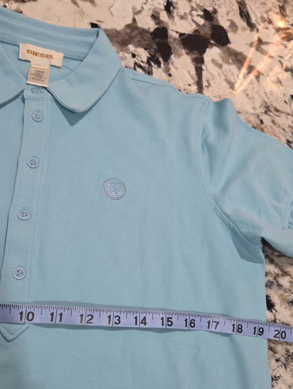 Diesel Ruffle Sleeve Polo - Picture 6 of 7